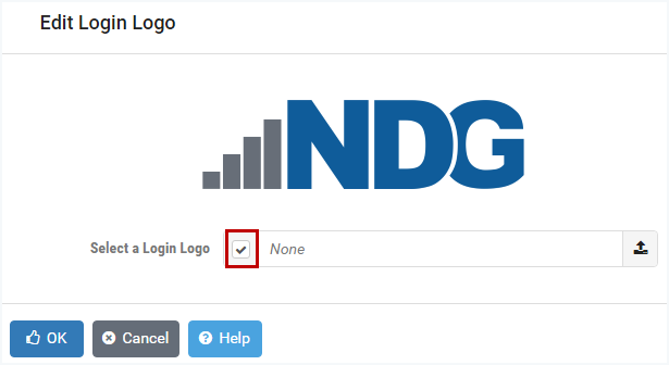 Edit Login Logo